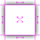 Nine-grid image stretching